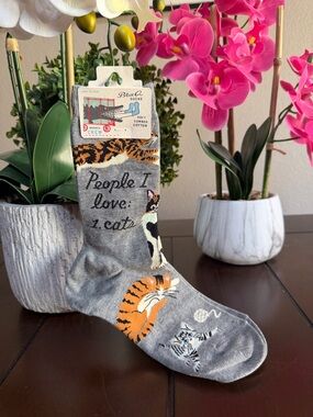 Hilarious funny socks ‘People I Love: Cars’ woman’s socks NWT